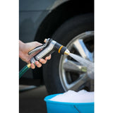 Melnor 2 Pattern Adjustable Jet Stream Metal Heavy-Duty Hose Nozzle