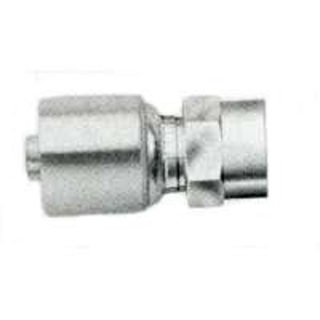 Gates MegaCrimp G251100606 Hose Coupling, 3/8 in, FNPT, Steel, Zinc