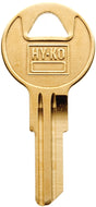 Hy-Ko 21200Y11BR Key Blank, Brass, Nickel, For: Yale Cabinet, House Locks and Padlocks, Y11B Key Number, Pack of 200