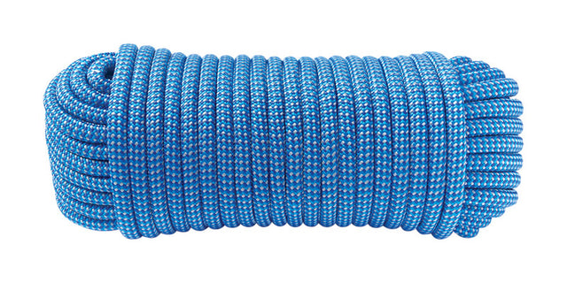 Ace 1/2 in. D X 100 ft. L Blue Diamond Braided Poly Rope