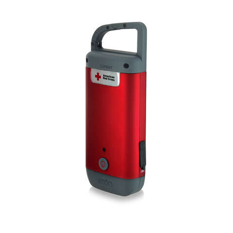 Eton Red LED Hand Crank Flashlight