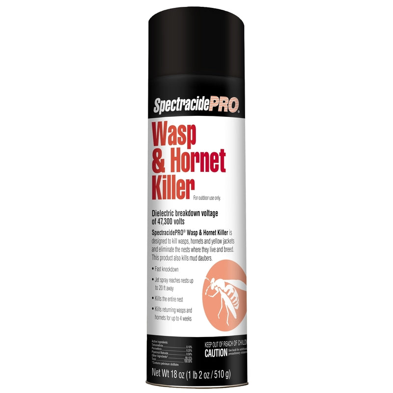 Spectracide PRO Wasp and Hornet Killer Aerosol 18 oz, Pack of 12