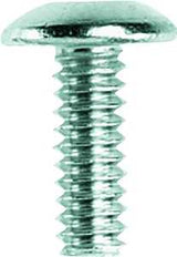Danco 35646B Series Faucet Handle Screw, #10-24 Thread, Truss Head, #45, 1/2 in L, Brass, Chrome Plated, Pack of 5