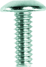 Danco 35646B Series Faucet Handle Screw, #10-24 Thread, Truss Head, #45, 1/2 in L, Brass, Chrome Plated, Pack of 5