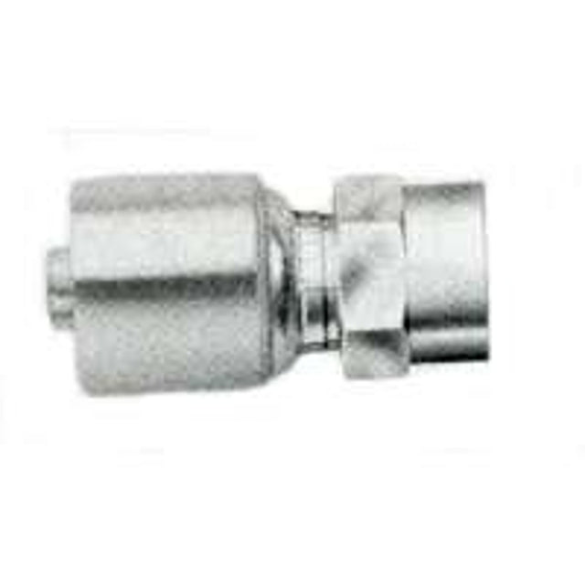 Gates MegaCrimp G251100404 Hose Coupling, 1/4 in, FNPT, Steel, Zinc