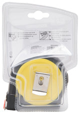 Vulcan 58-10X25-A Tape Measure, 33 ft L Blade, 1 in W Blade, Steel Blade, ABS Plastic Case, Yellow Case