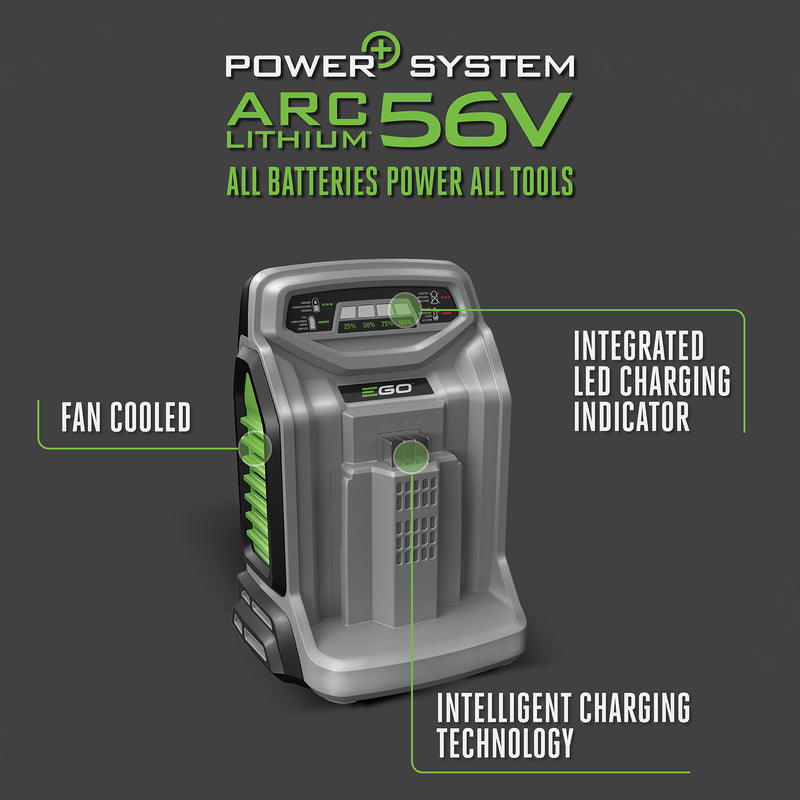 EGO 56V Power+ CH5500 Lithium-Ion Battery Charger 1 pc, Pack of 2