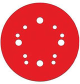 Diablo DCD050080H04G Sanding Disc, 5 in Dia, 80 Grit, Coarse, Ceramic Abrasive, 12-Hole