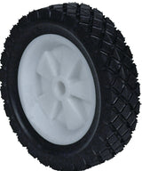 MARTIN Wheel 875P-OF Lawn Mower Wheel, Semi-Pneumatic, Plastic/Rubber