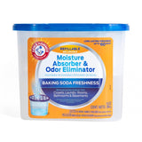 Arm & Hammer No Scent Moisture Absorber and Odor Eliminator 14 oz Beads, Pack of 6