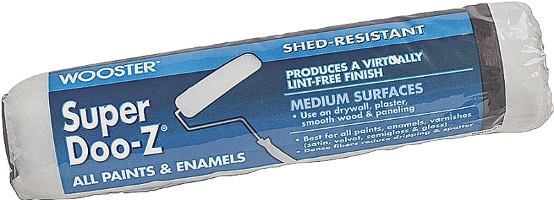 Wooster R203-9 Roller Cover, White, 3/4 in Thick Nap, 9 in L