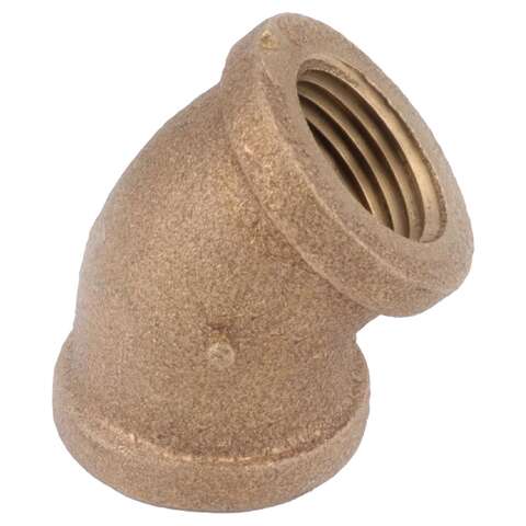 Anderson Metals 3/4 in. FIP in. X 3/4 in. D FIP Brass 45 Degree Elbow, Pack of 5