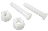 Danco 80822 Seat Hinge Bolt, 7/16 in Dia Dimensions, Plastic, White