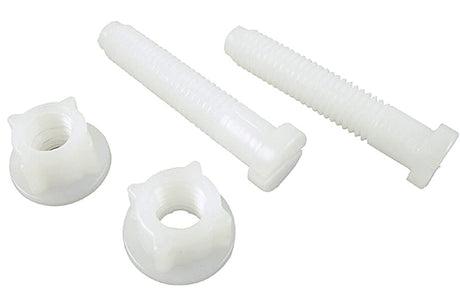 Danco 80822 Seat Hinge Bolt, 7/16 in Dia Dimensions, Plastic, White