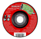 Diablo DBD040125701C Cut-Off Wheel, 4 in Dia, 1/8 in Thick, 5/8 in Arbor, Aluminum Oxide Abrasive
