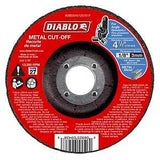 Diablo DBD045125701F Cut-Off Wheel, 4-1/2 in Dia, 1/8 in Thick, 7/8 in Arbor, Aluminum Oxide Abrasive