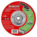 Diablo DBD070250B01C Grinding Wheel, 7 in Dia, 1/4 in Thick, 5/8-11 in Arbor, Aluminum Oxide Abrasive