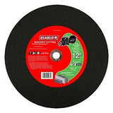 Diablo DBD120125G01C Cut-Off Wheel, 12 in Dia, 1/8 in Thick, 3/4 in Arbor, Aluminum Oxide Abrasive