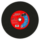 Diablo DBD140125G01F Cut-Off Wheel, 14 in Dia, 1/8 in Thick, 3/4 in Arbor, Aluminum Oxide Abrasive