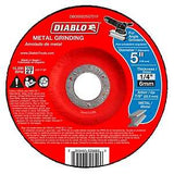 Diablo DBD050250701F Grinding Wheel, 5 in Dia, 1/4 in Thick, 7/8 in Arbor, Aluminum Oxide Abrasive