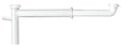 Plumb Pak PP919W End Waste Outlet, 1-1/2 in, Slip, Plastic, White