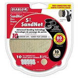 Diablo DND050080H10I Sanding Disc, 5 in Dia, 80 Grit, Coarse, Aluminum Oxide Abrasive, Universal