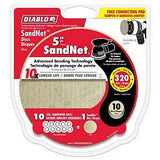 Diablo DND050320H10I Sanding Disc, 5 in Dia, 320 Grit, Super Fine, Aluminum Oxide Abrasive, Universal