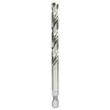 Diablo DHS4BITCB Hole Saw Pilot Bit, 1/4 in Shank, 4 in L Bit, Hex Shank