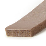 Frost King V449BH Weatherseal Tape, 3/4 in W, 17 ft L, 3/16 in Thick, Vinyl Foam, Brown