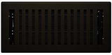 Imperial RG3434 Floor Register, 10 in W Duct Opening, 4 in H Duct Opening, Polystyrene, Bronze Age
