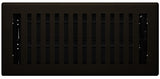 Imperial RG3434 Floor Register, 10 in W Duct Opening, 4 in H Duct Opening, Polystyrene, Bronze Age