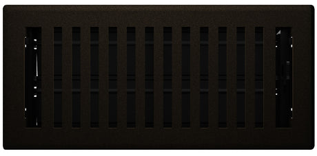 Imperial RG3434 Floor Register, 10 in W Duct Opening, 4 in H Duct Opening, Polystyrene, Bronze Age