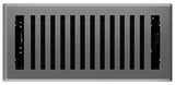 Imperial RG3444 Floor Register, 10 in W Duct Opening, 4 in H Duct Opening, Polystyrene, Gray, Granite