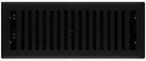 Imperial RG3440 Floor Register, 4 in H Duct Opening, Polystyrene, 12 in W Duct Opening, Black Iron