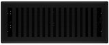Imperial RG3440 Floor Register, 4 in H Duct Opening, Polystyrene, 12 in W Duct Opening, Black Iron