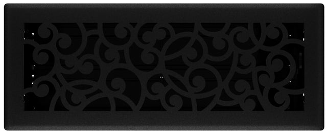 Imperial RG3460 Floor Register, Polystyrene, Black Iron