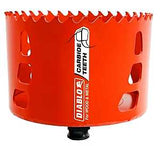 Diablo DHS4000CT Hole Saw, 4 in Dia, 64 mm D Cutting, Carbide Cutting Edge