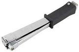 Vulcan AH-910 Stapler/Tacker Hammer, 170 Crown Staples Magazine, Flat Wire Staples Staple, 10.6 mm W Crown, Silver