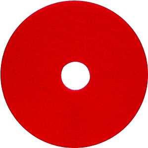 North American Paper 420414 Light Buffing Pad, Red, Pack of 5