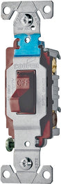 Eaton Wiring Devices CS315B Series Toggle Switch, Brown, 15 A, 120/277 V, 3-Position, Screw Terminal