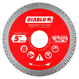 Diablo DMADC0500 Saw Blade, 5 in Dia, Continuous Rim