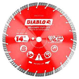 Diablo DMADST1400 Saw Blade, Turbo Cut-Off Disc Blade, 14 in Dia, Segmented Rim