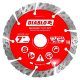 Diablo DMADST0700 Saw Blade, Turbo Cut-Off Disc Blade, 7 in Dia, Segmented Rim