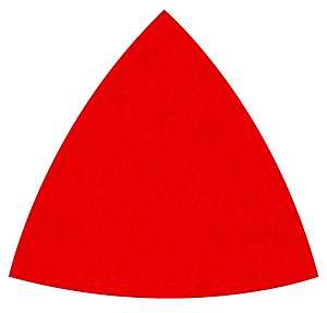 Diablo DCT334080H10G Triangular Sanding Sheet, 3-3/4 in W, 3-3/4 in L, 80 Grit, Coarse, Ceramic Grain Abrasive