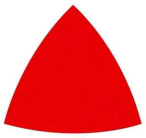 Diablo DCT334120H10G Triangular Sanding Sheet, 3-3/4 in W, 3-3/4 in L, 120 Grit, Fine, Ceramic Grain Abrasive