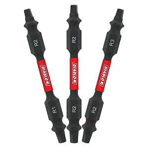 Diablo DDESQV25-S3 Bit Set, 3-Piece, Square