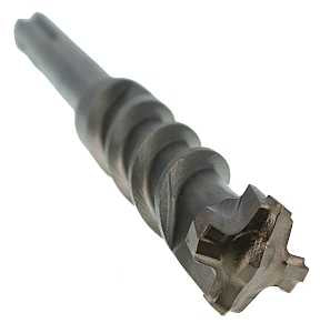 Diablo Rebar Demon DMAMX1250 Hammer Drill Bit, 1-1/8 in Dia, 13 in OAL, U-Flute Flute, 4-Flute, 18 mm Dia Shank