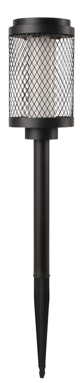 Boston Harbor 27098 Solar Pathway Light, Ni-MH Battery, AA Battery, 12-Lamp, LED Lamp, Metal/Plastic Fixture, Black, Pack of 12