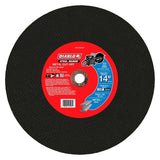 Diablo Steel Demon DBDS14125G01F High-Speed Cut-Off Disc, 14 in Dia, 1/8 in Thick, 20 mm Arbor, Ceramic Abrasive