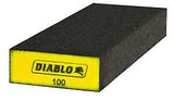 Diablo ENDURA-BOND DFBBLOCBFN01G Flat Edge Sanding Block, 8 in L, 3 in W, 100 Grit, Fine, Aluminum Oxide Abrasive